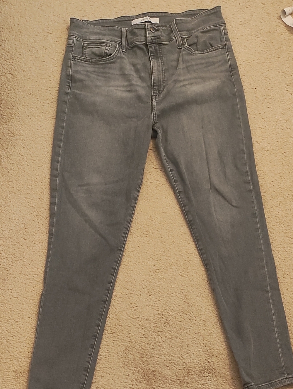 Joe's Jeans Grey High Waisted Skinny Fit